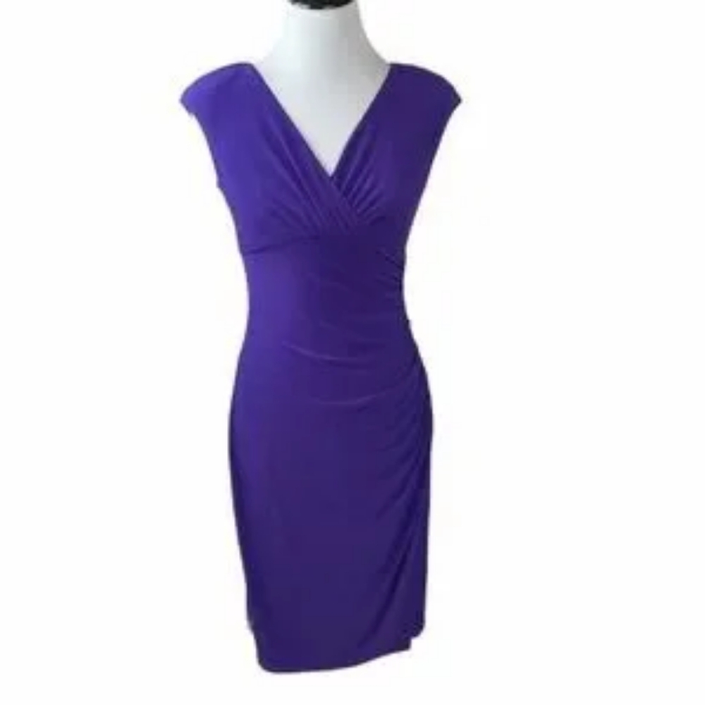 Ralph Lauren Elegant Purple Women's Dress